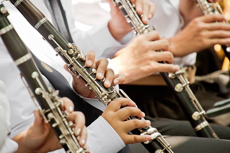 image of clarinet playing lesson Dublin - Dublin School of Music
