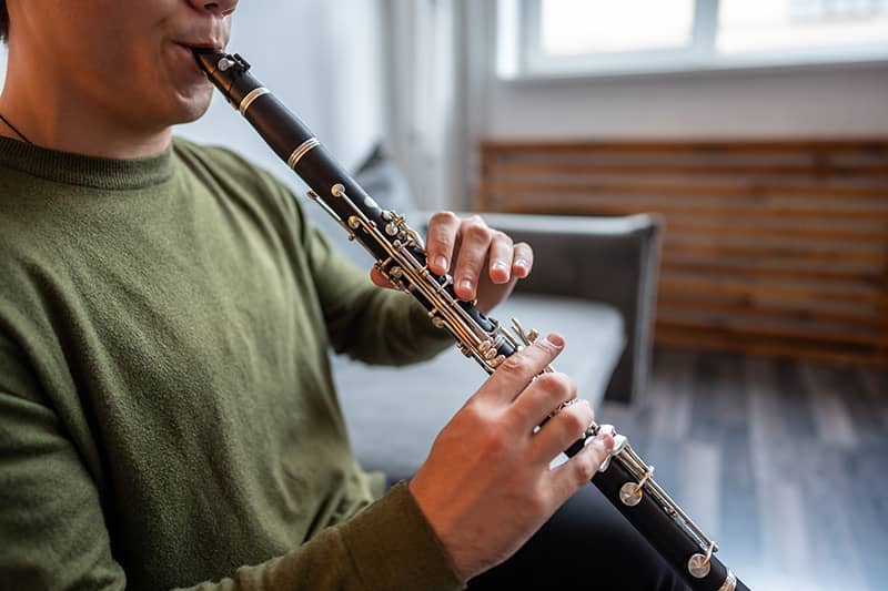 image of clarinet playing lesson Dublin - Dublin School of Music