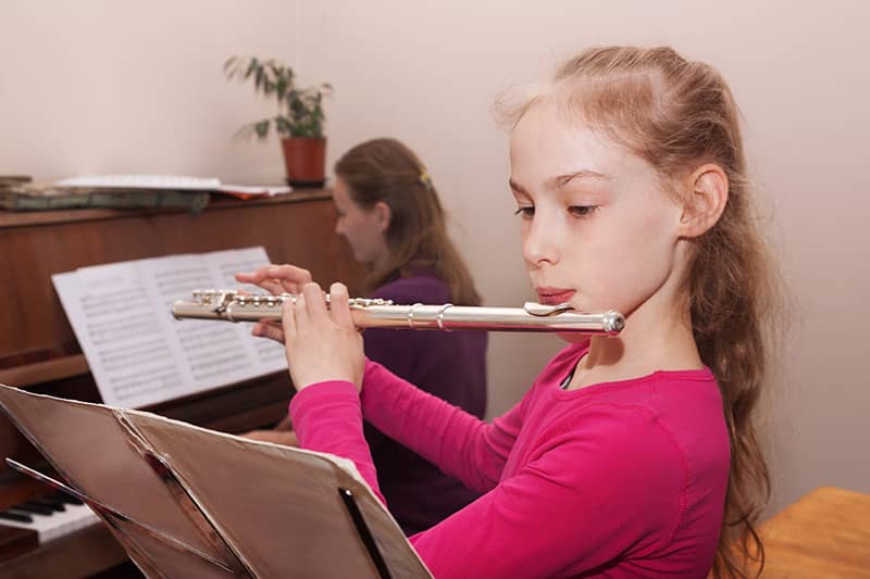 image of flute playing lesson Dublin - Dublin School of Music